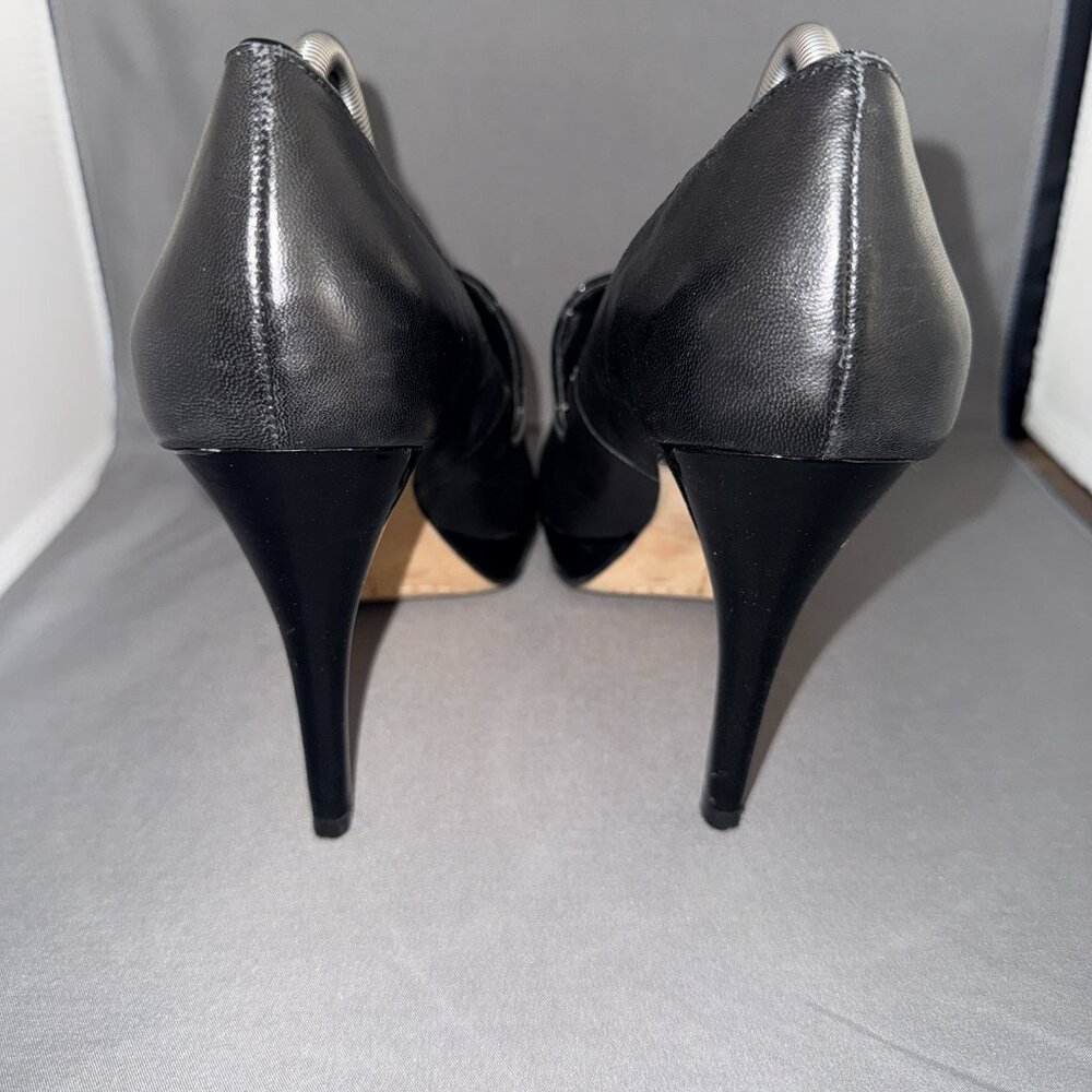 Vince Camuto EMMI Women’s Platform Leather Black Pumps Heels Size 9 - Picture 5 of 7